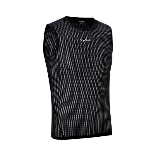 Ärmelloses Funktionsunterhemd GRIPGRAB ULTRALIGHT MESH Schwarz