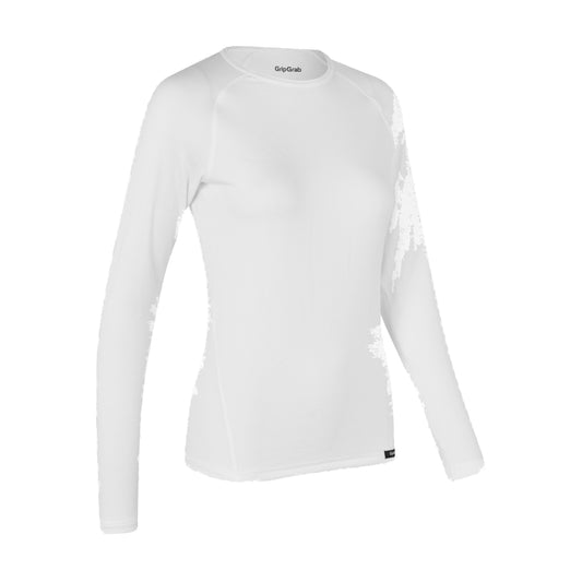 GRIPGRAB RIDE THERMAL Langarm-Unterhemd für Damen Weiß