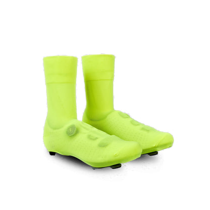 GRIPGRAB Primavera Rennrad-Überschuhe für Frühjahr und Herbst Gelb