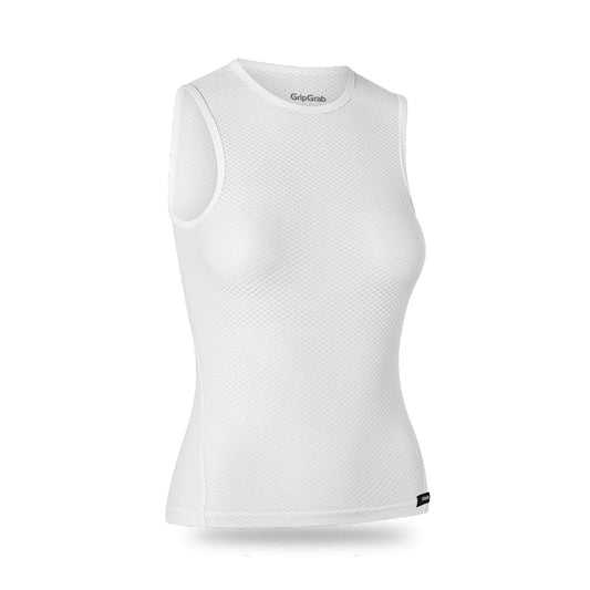 GRIPGRAB ULTRALIGHT MESH ärmelloses Damen-Unterhemd Weiß