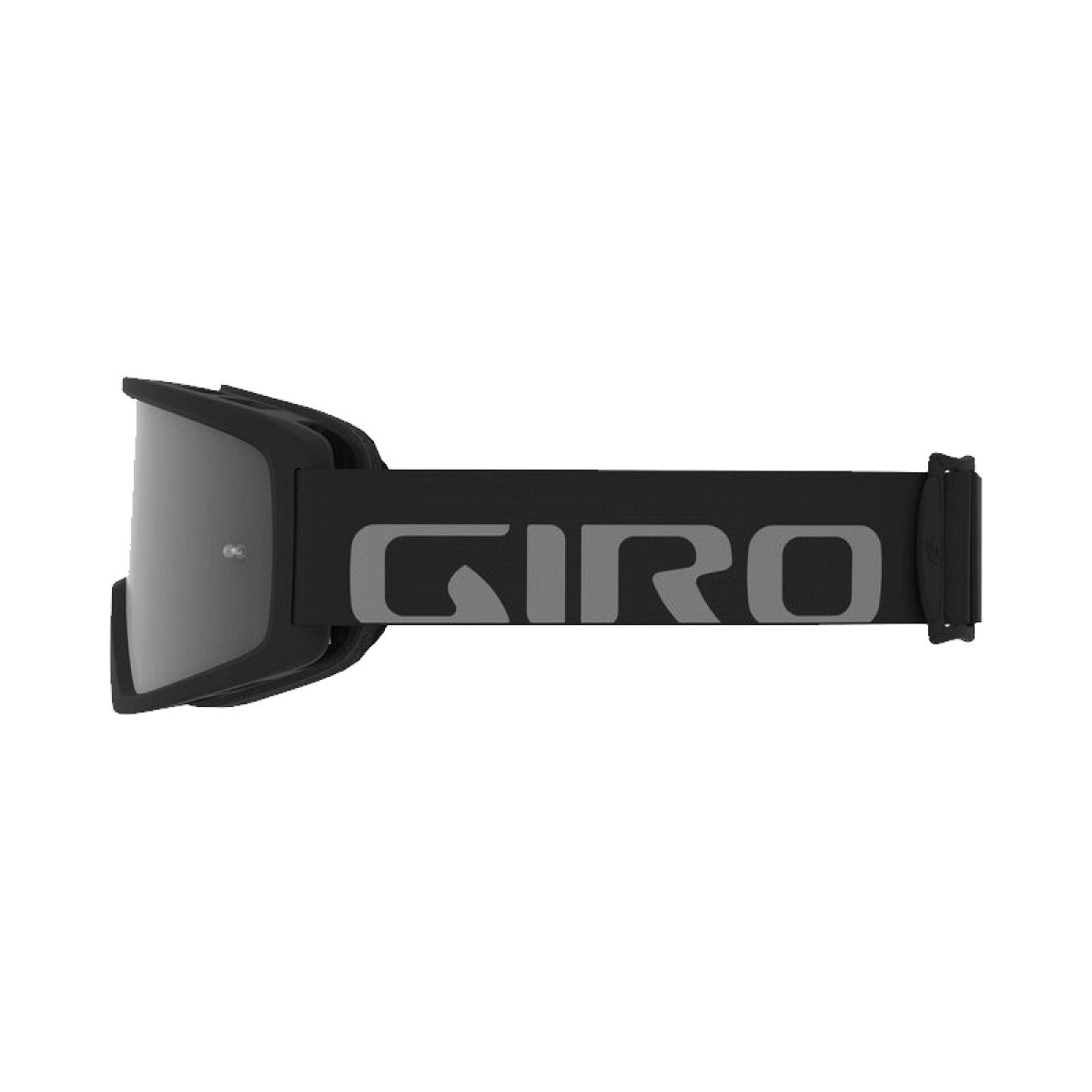 GIRO BLOK MTB Maske Schwarz Graues Visier