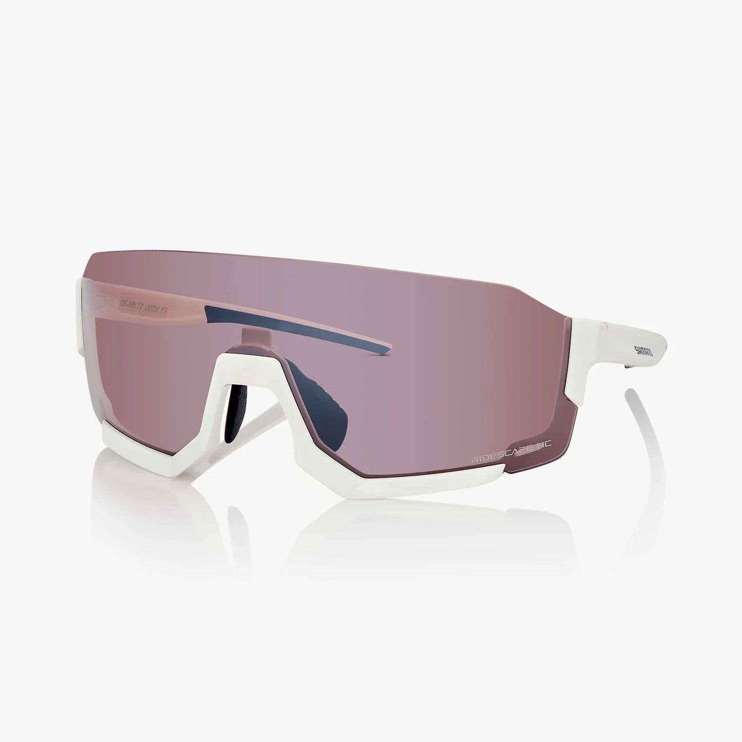 SHIMANO AEROLITE CE-ARLT2 Brille Weiß Ridescape High Contrast Glas