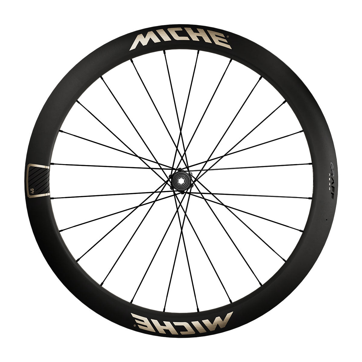 Paar Laufräder MICHE GRAFF AERO 48 Tubeless Ready (Center Lock)