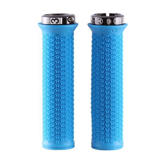 Grips SB3 LOGO 2 Lock-On 136 mm Blau