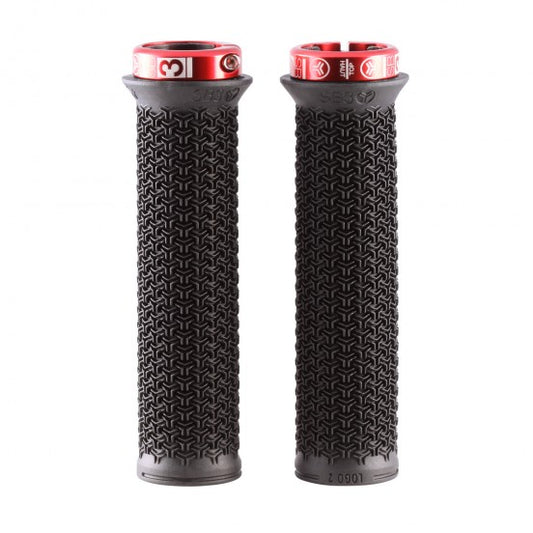 Grips SB3 LOGO 2 Lock-On 136 mm Schwarz/Rot