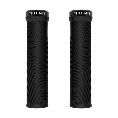 Grips Title MTB FORM Lock-On Schwarz - Paar Vorderansicht