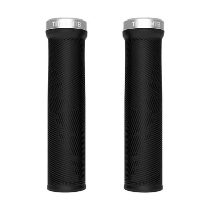 Grips TITLE FORM Lock On Schwarz/Chrom