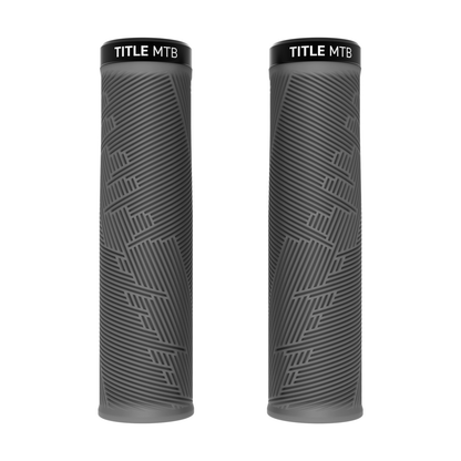 Grips Title MTB FORM Lock-On XL Grau - Paar Vorderansicht