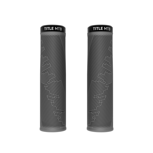 Grips Title MTB FORM Lock-On XL Grau - Paar Vorderansicht