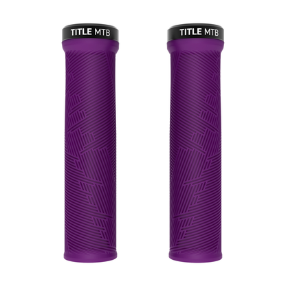 Grips Title MTB FORM Lock-On Violet - Paar Vorderansicht