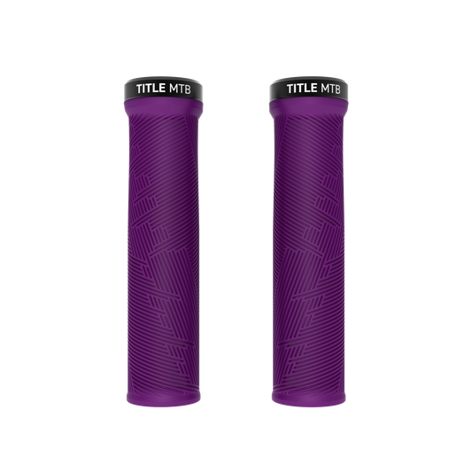 Grips Title MTB FORM Lock-On Violet - Paar Vorderansicht