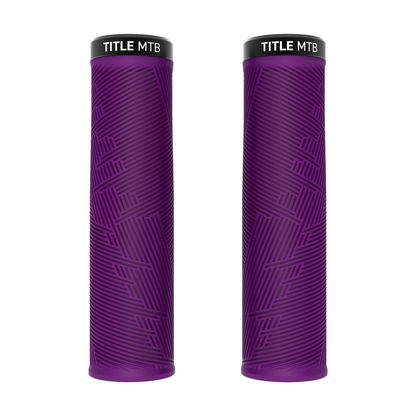 Grips Title MTB FORM Lock-On XL Violett – Paar Vorderansicht