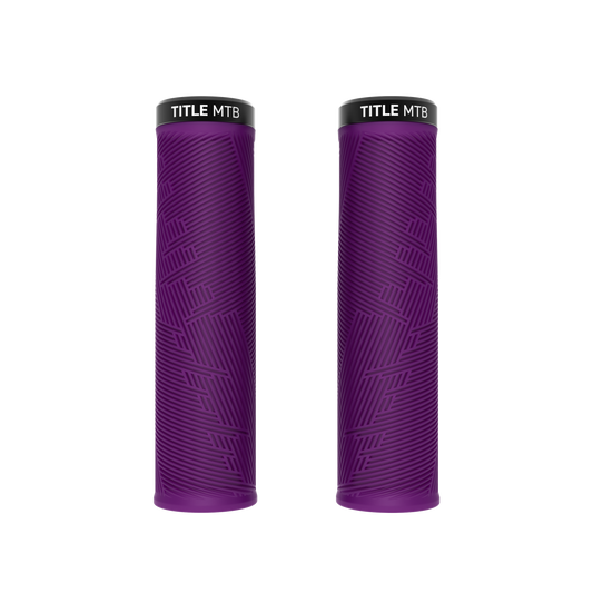 Grips Title MTB FORM Lock-On XL Violett – Paar Vorderansicht