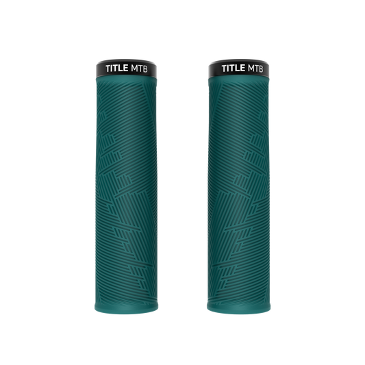 Grips Title MTB FORM Lock-On XL Turquoise - Paar Vorderansicht