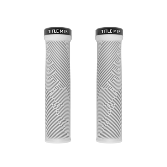 Grips Title MTB FORM Lock-On Weiß – Paar Vorderansicht