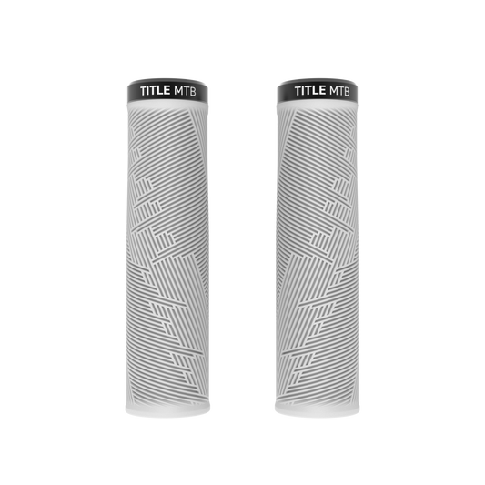 Grips Title MTB FORM Lock-On XL Weiß - Paar Vorderansicht