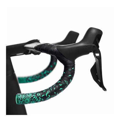 Lenkerband SUPACAZ SUPER STICKY KUSH STAR FADE Schwarz/Türkis