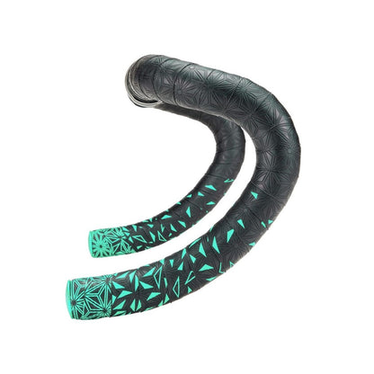 Lenkerband SUPACAZ SUPER STICKY KUSH STAR FADE Schwarz/Türkis