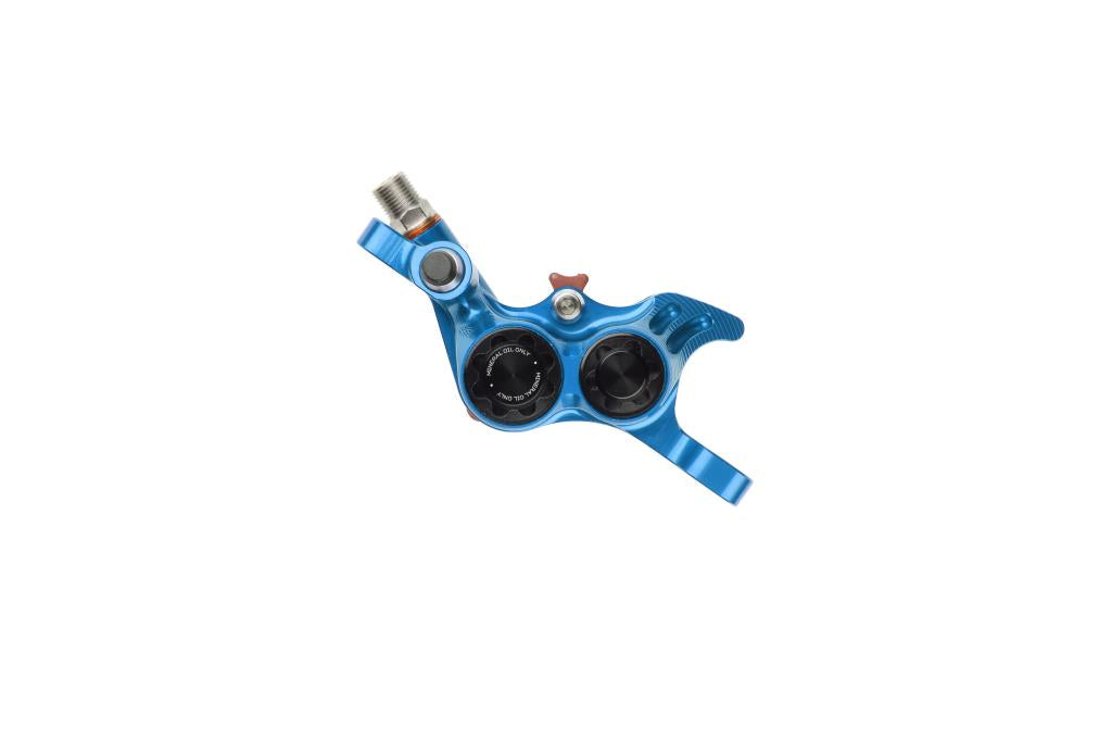 HOPE RX4+ SL PM 4-Kolben Bremssattel Mineral Blau