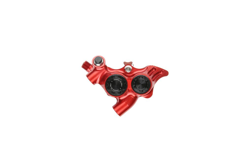 HOPE RX4+ SL FM 34mm 4-Kolben Bremssattel Mineral Rot