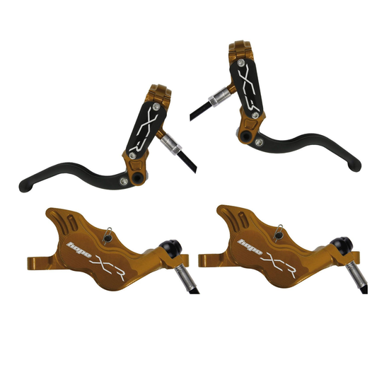 Paar Bremsen HOPE XCR PRO E4 ohne Scheibe Bronze