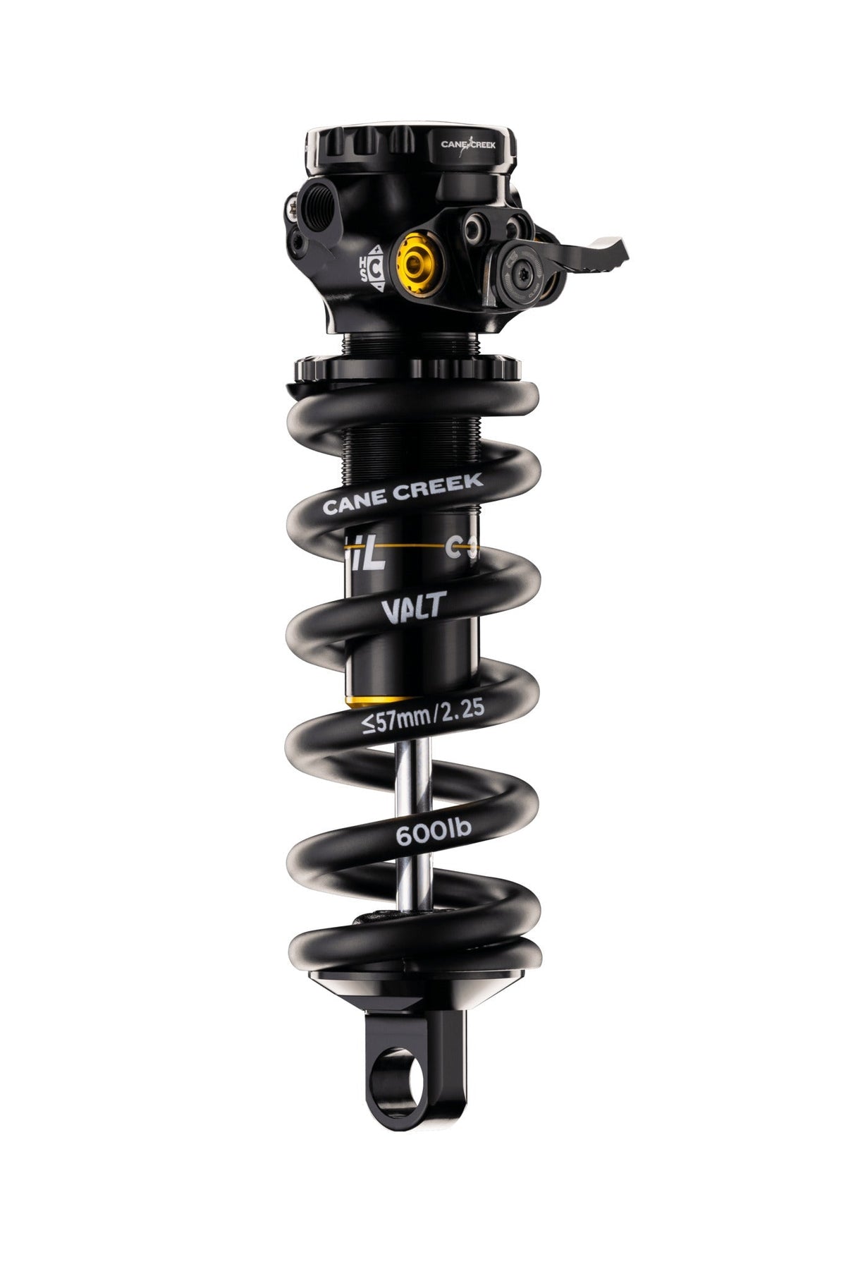 CANE CREEK Coil IL Trunnion Dämpfer – montierte Ansicht