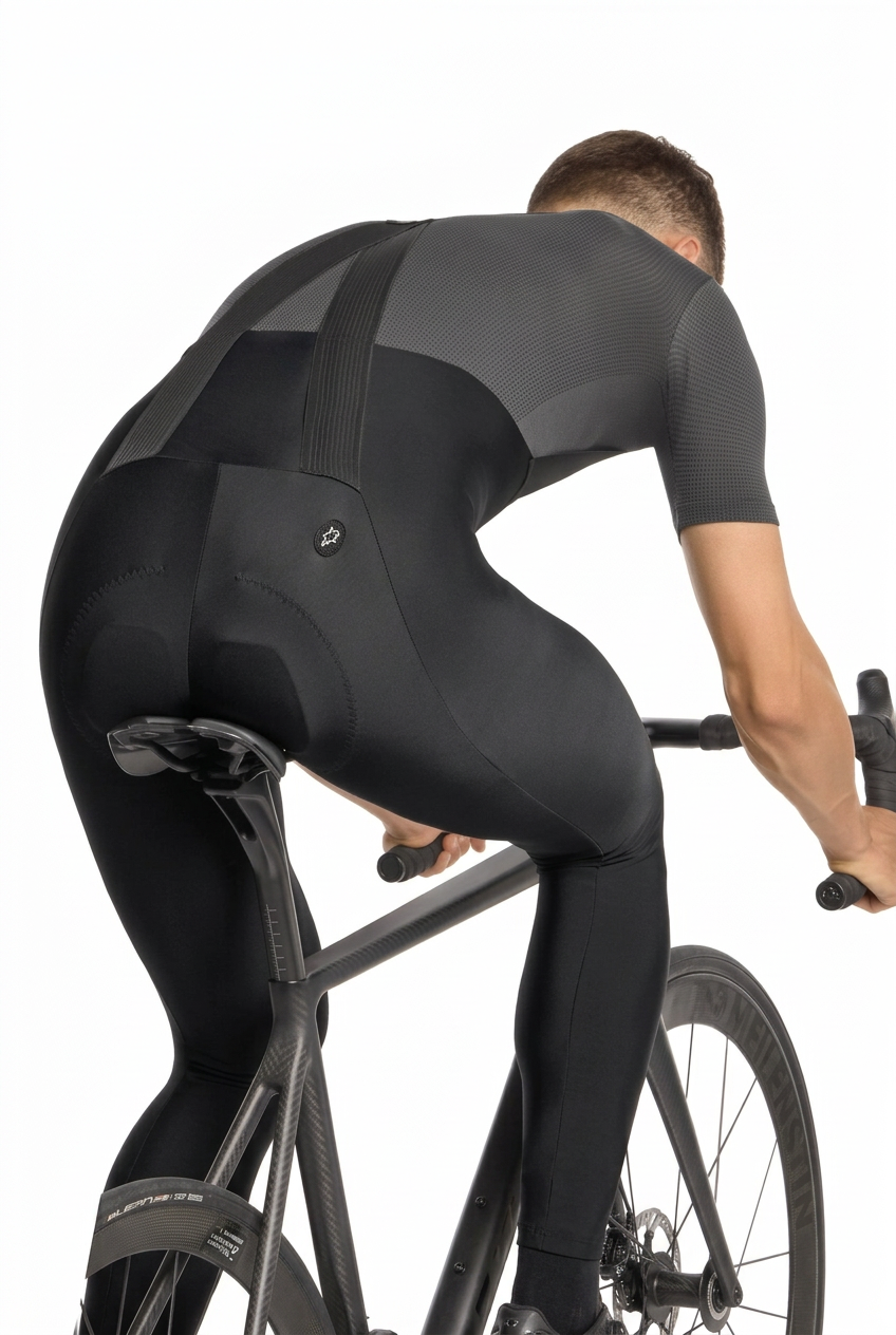 Lange Trägerhose ASSOS MILLE GT SPRING FALL S11 Schwarz