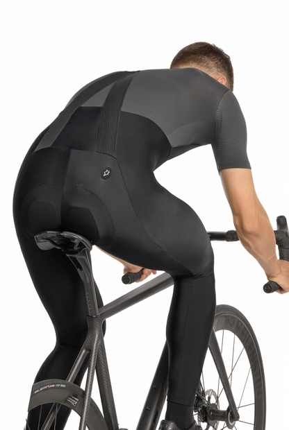 Lange Trägerhose ASSOS MILLE GT SPRING FALL S11 Schwarz