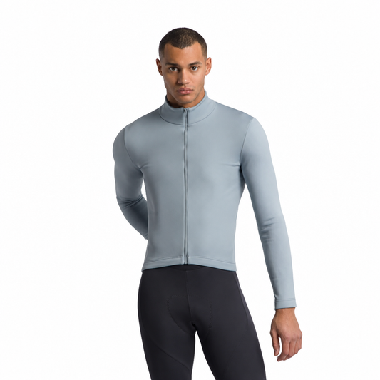 SPORTFUL CLASSIC 2 Jacke in Grau, Vorderansicht vor weißem Hintergrund