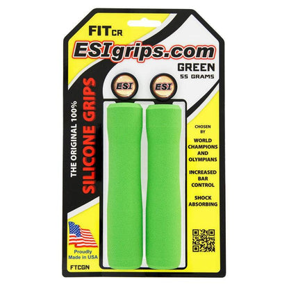 Grips ESI FIT CR (CHUNKY/RACER'S EDGE COMBO) 130 mm Grün