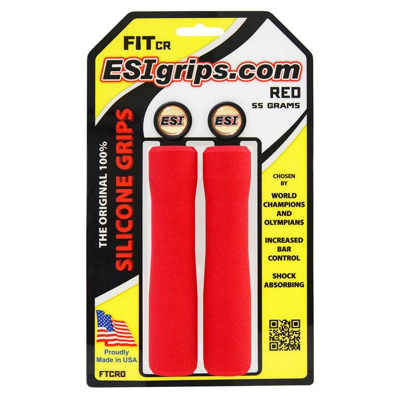 Grips ESI FIT CR (CHUNKY/RACER'S EDGE COMBO) 130 mm Rot