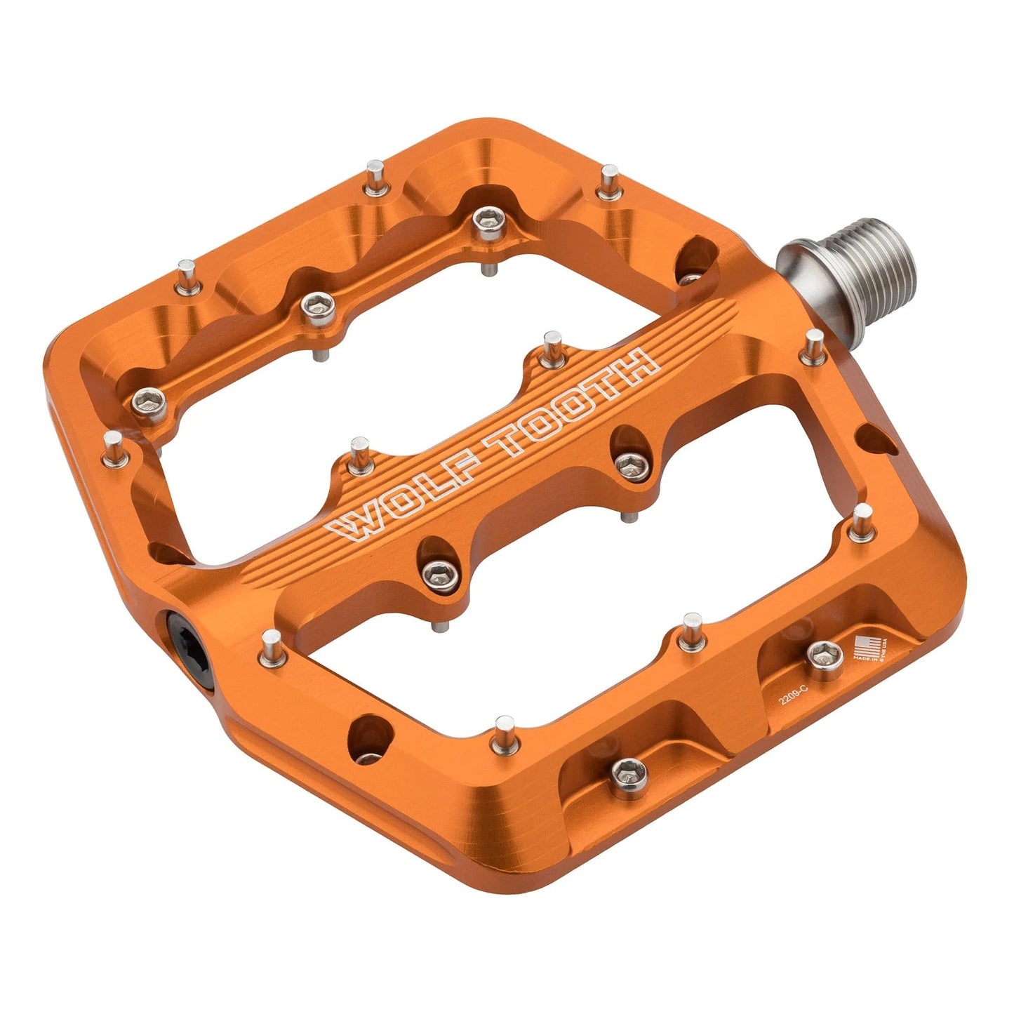 WOLF TOOTH WAVEFORM PERFORMANCE Flachpedale, Orange