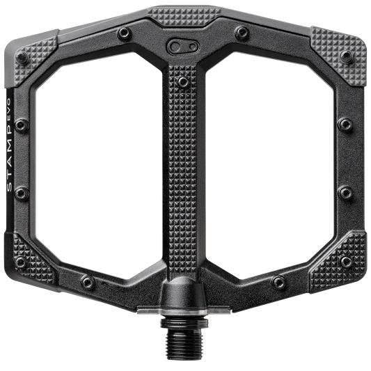 CRANKBROTHERS STAMP EVO Flat Pedale Large Schwarz