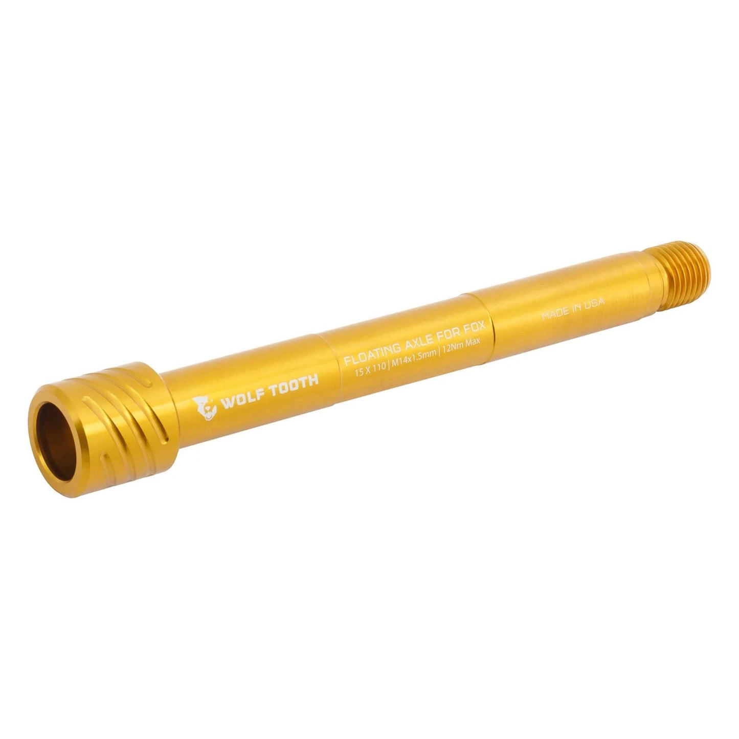 WOLF TOOTH Vorderradachse für FOX Gabel 36/38 15x110 mm Boost Gold