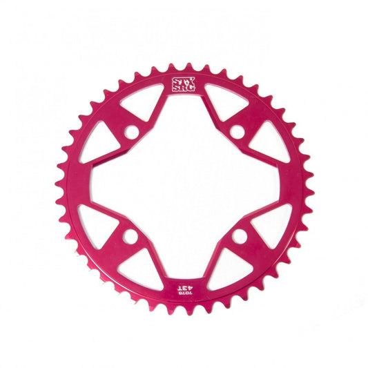 Kettenblatt STAY STRONG RACE 4 Löcher Rot