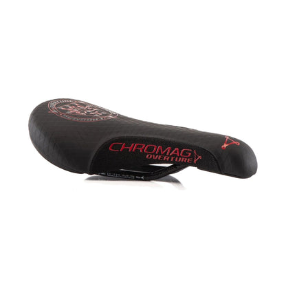Sattel CHROMAG OVERTURE Streben CrMo Schwarz/Rot