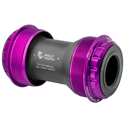 Tretlagergehäuse WOLFTOOTH T47 Extern 29mm SRAM DUB Ultraviolet