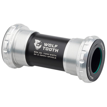 Tretlager WOLFTOOTH BSA 24mm Raw Silver