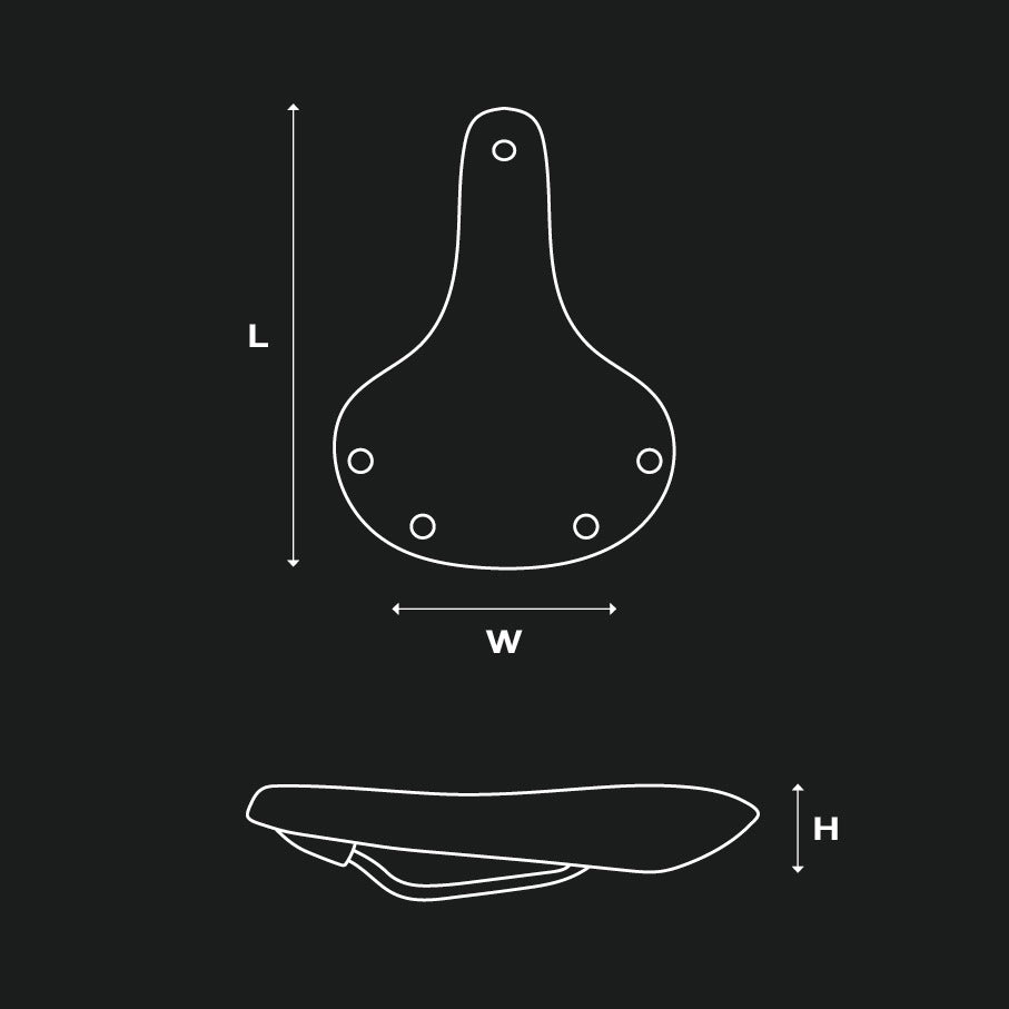 Sattel BROOKS CAMBIUM C67 Schwarz