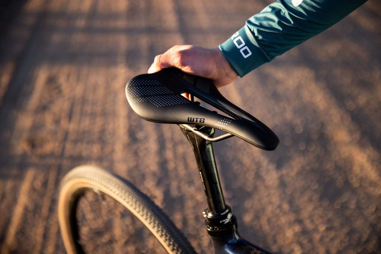 WTB-Sattel GRAVELIER 140mm Schienen Carbon Schwarz