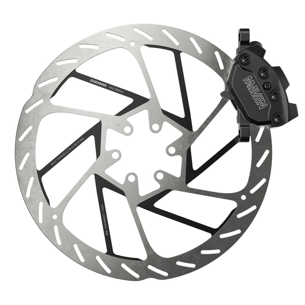 Bremse Hinten SRAM MAVEN SILVER B1 Schwarz