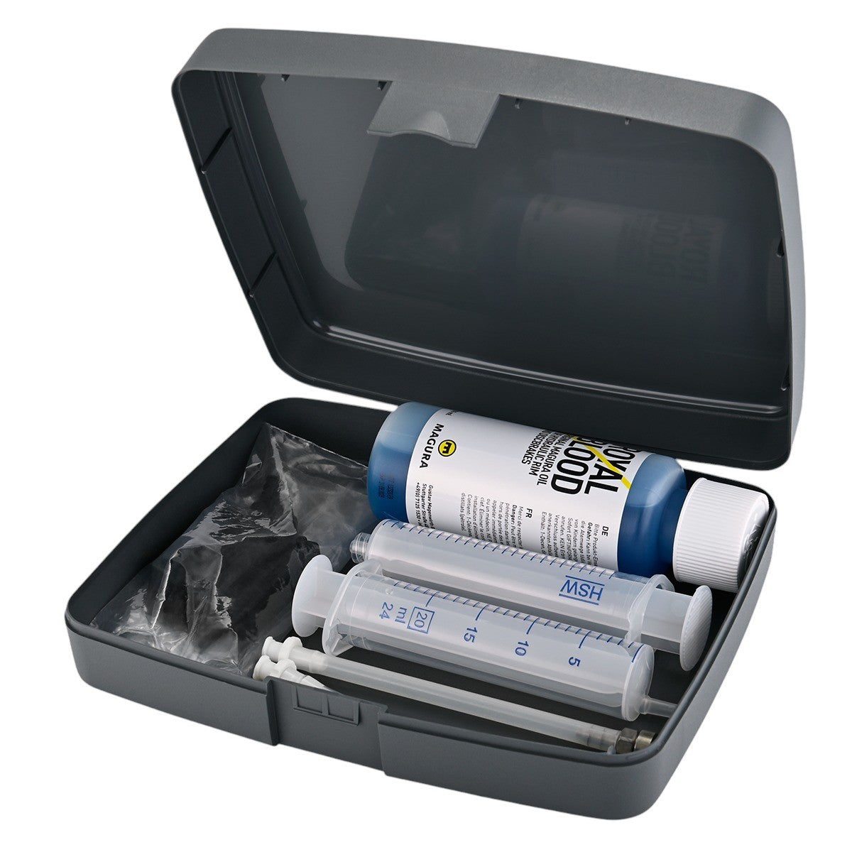 MAGURA Core Entlüftungskit (mit Mineralöl) für hydraulische Bremsen.