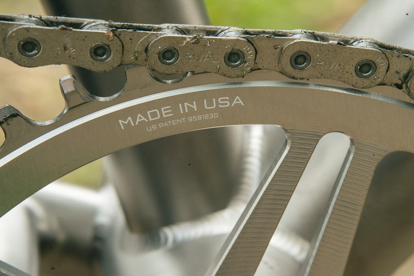 Kettenblatt Mono WOLF TOOTH BOOST Direct Mount SRAM Raw Silver