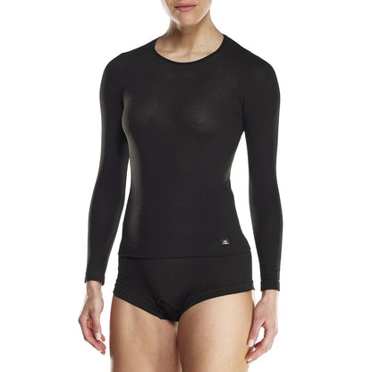 Unterhemd SIXS FTS2 Damen Langarm Schwarz