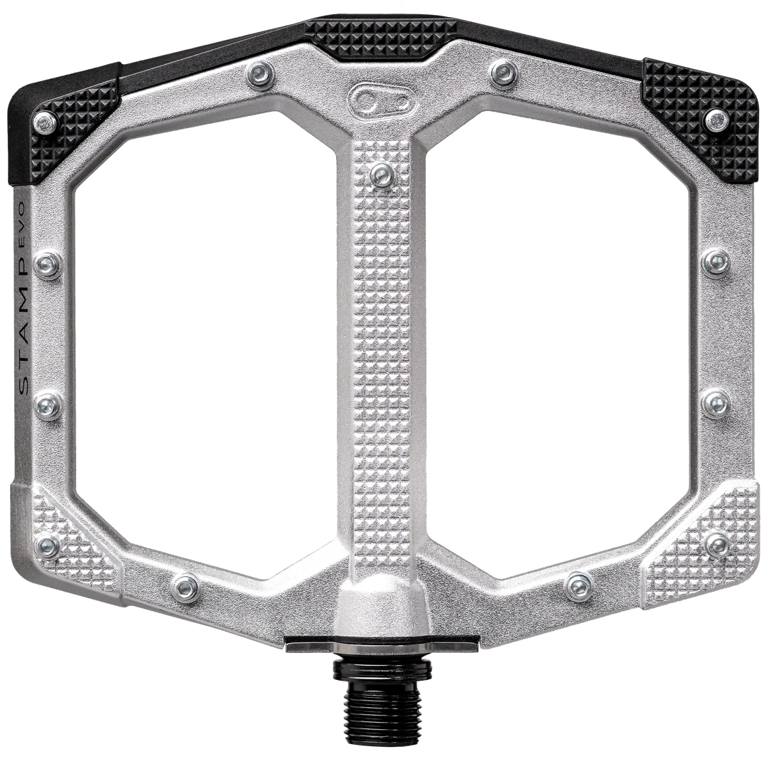 CRANKBROTHERS STAMP EVO Flat Pedale Large Silber
