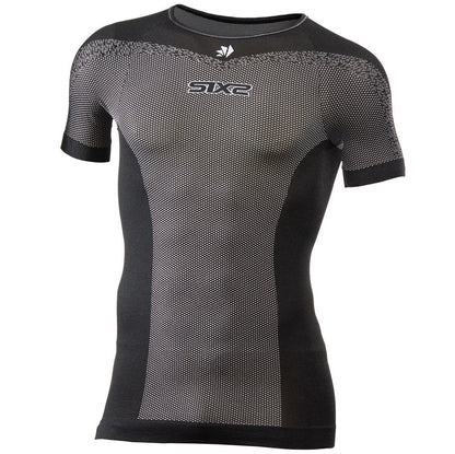 Unterhemd SIXS TS1L BT Kurzarm Schwarz Carbon