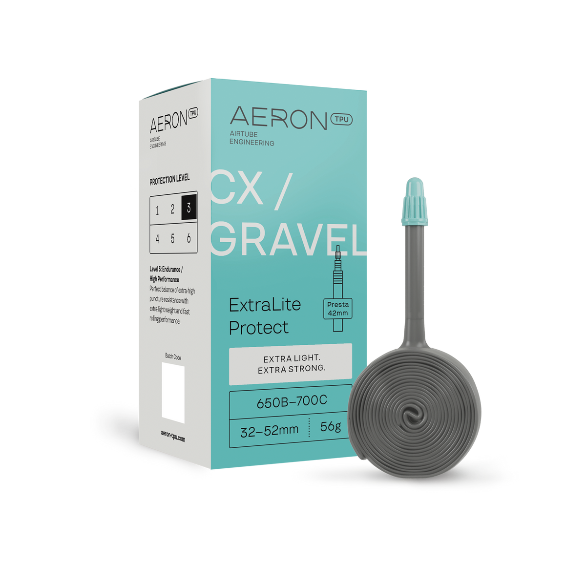 Chambre à Air AERON ExtraLite Protect CX-Gravel  650b/700x32-52mm