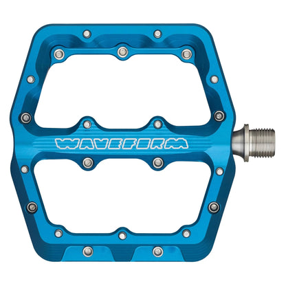 Flat-Pedale WOLF TOOTH WAVEFORM Large Blau