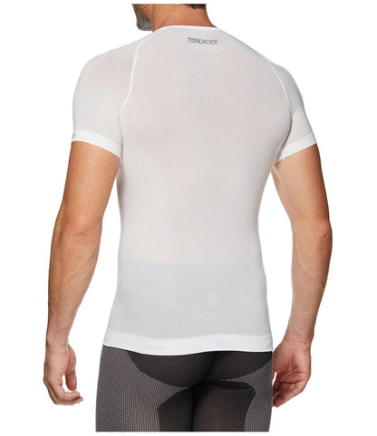 SIXS TS1L BT Kurzarm-Unterhemd Weiß Carbon