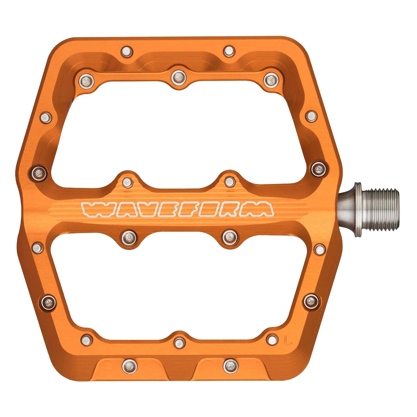 WOLF TOOTH WAVEFORM Flachpedale, groß, orange